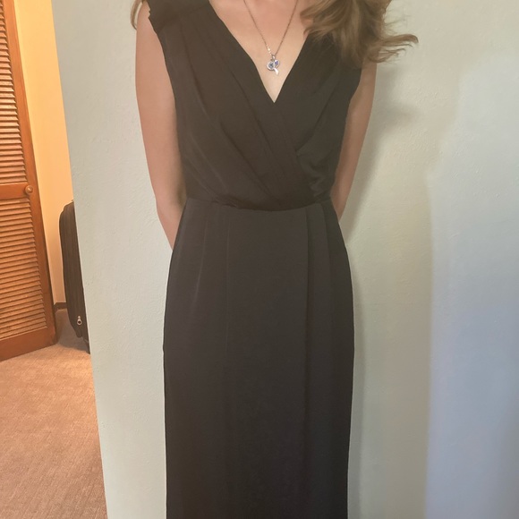 BCBGeneration Dresses & Skirts - BCBGeneration surplice black gown!